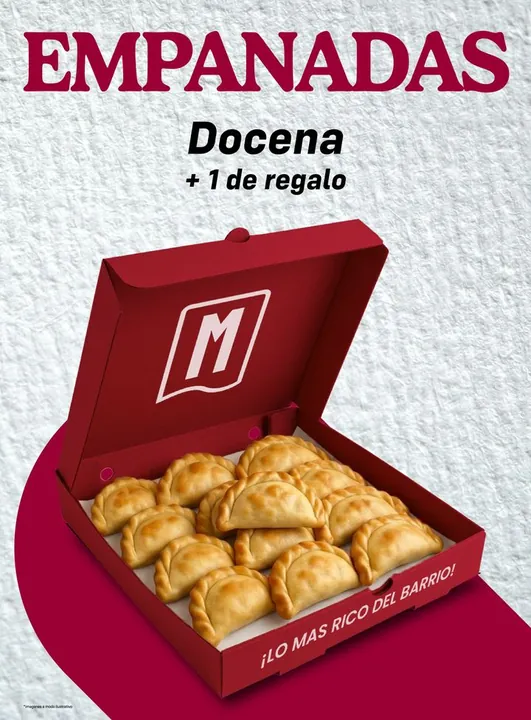 Promo Docena de empanadas a $27.900
